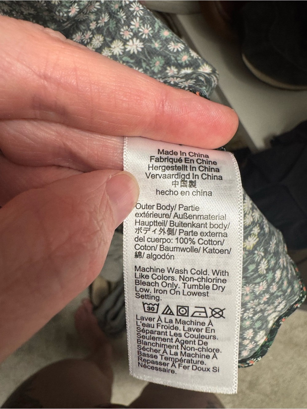 J. Crew Dark Green Floral Mini Dress, liberty fabric - Picture 4 of 6